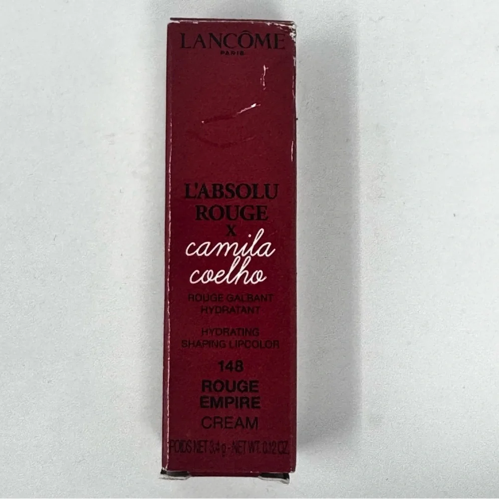 Lancôme L'Absolu Rouge Cream Lipstick in the shade Rouge Empire color number 148